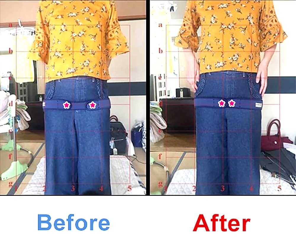 バランス工房 産後骨盤矯正 Before/After 比較 #030/55|骨盤の開き・体型変化